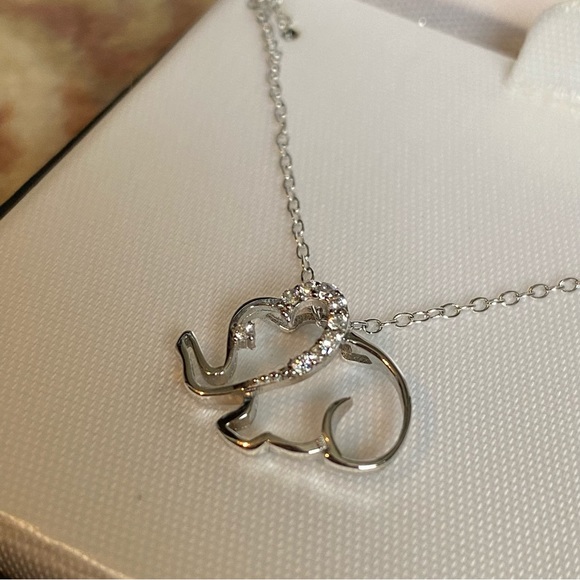 Diamond Elephant Necklace - Picture 3 of 6